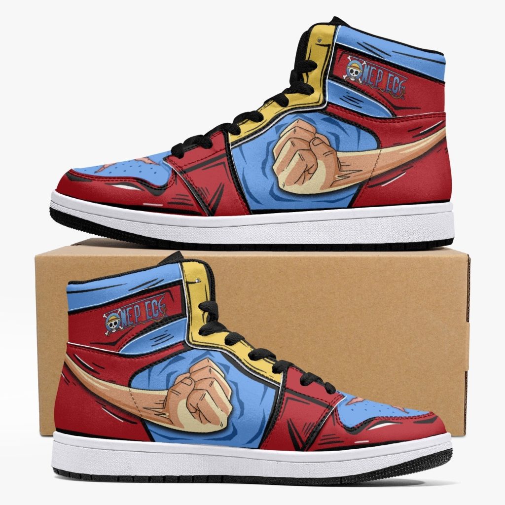 monkey d luffy fist one piece j force shoes - One Piece Shoes