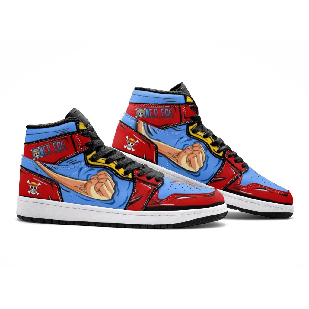 monkey d luffy fist one piece jd1 shoes 2 - One Piece Shoes