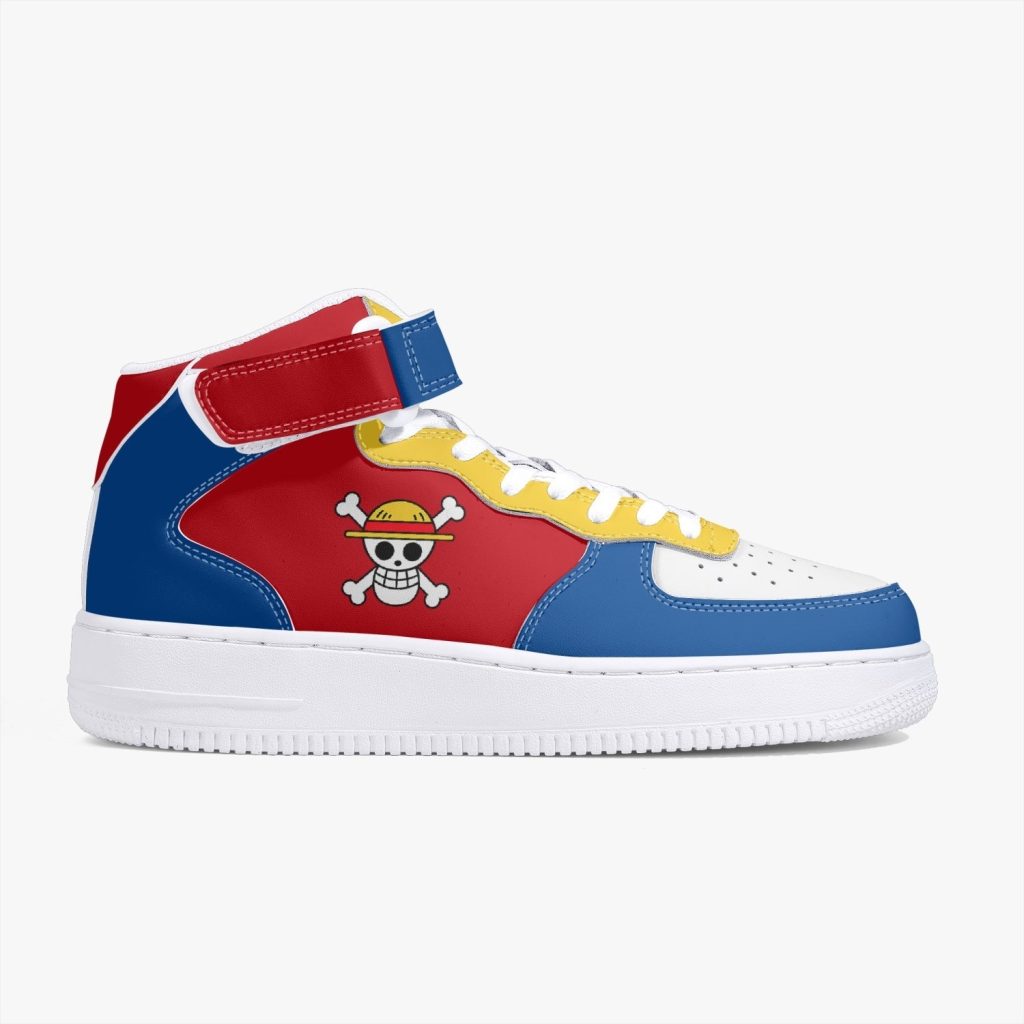monkey d luffy one piece high top kamikaze shoes 5 - One Piece Shoes