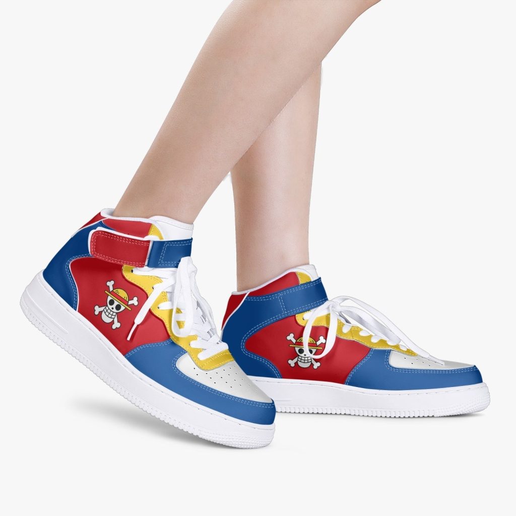 monkey d luffy one piece high top kamikaze shoes 8 - One Piece Shoes