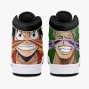 zoro and luffy one piece j force shoes zyi22 - One Piece Shoes