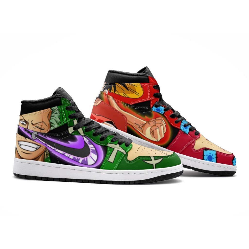 zoro and luffy one piece jd1 shoes - One Piece Shoes