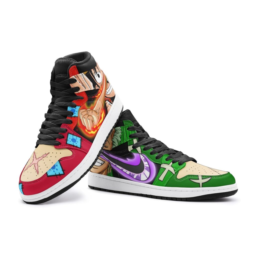 zoro and luffy one piece jd1 shoes j6uug - One Piece Shoes
