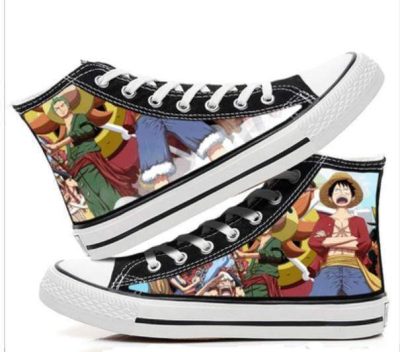 One Piece Luffy And Zoro Canvas Shoes