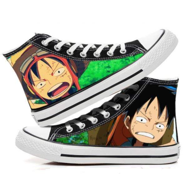 One Piece Luffy’s childhood Canvas Shoes